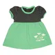 Vestido de Niña 3 Piezas Bebu Negro/Verde